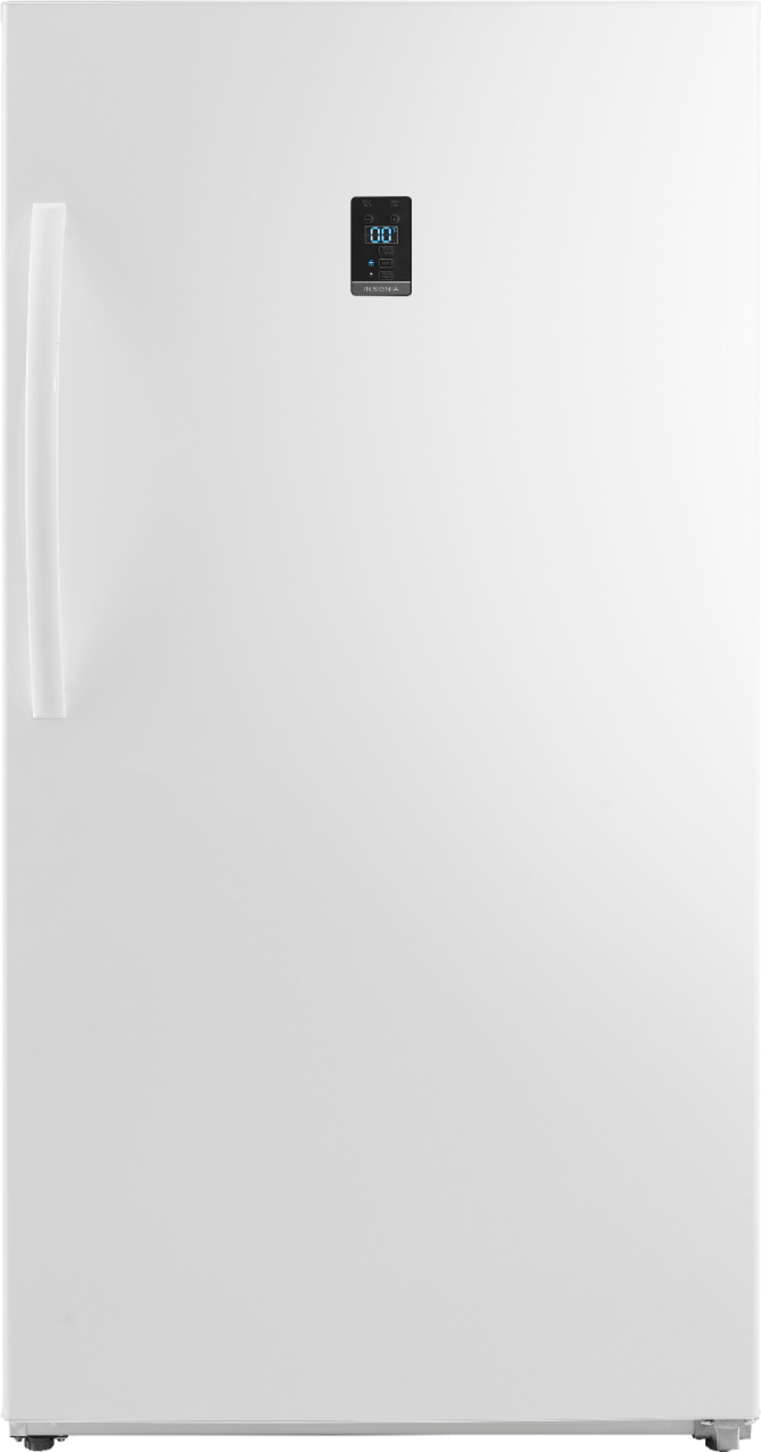 Insignia upright deals freezer best buy