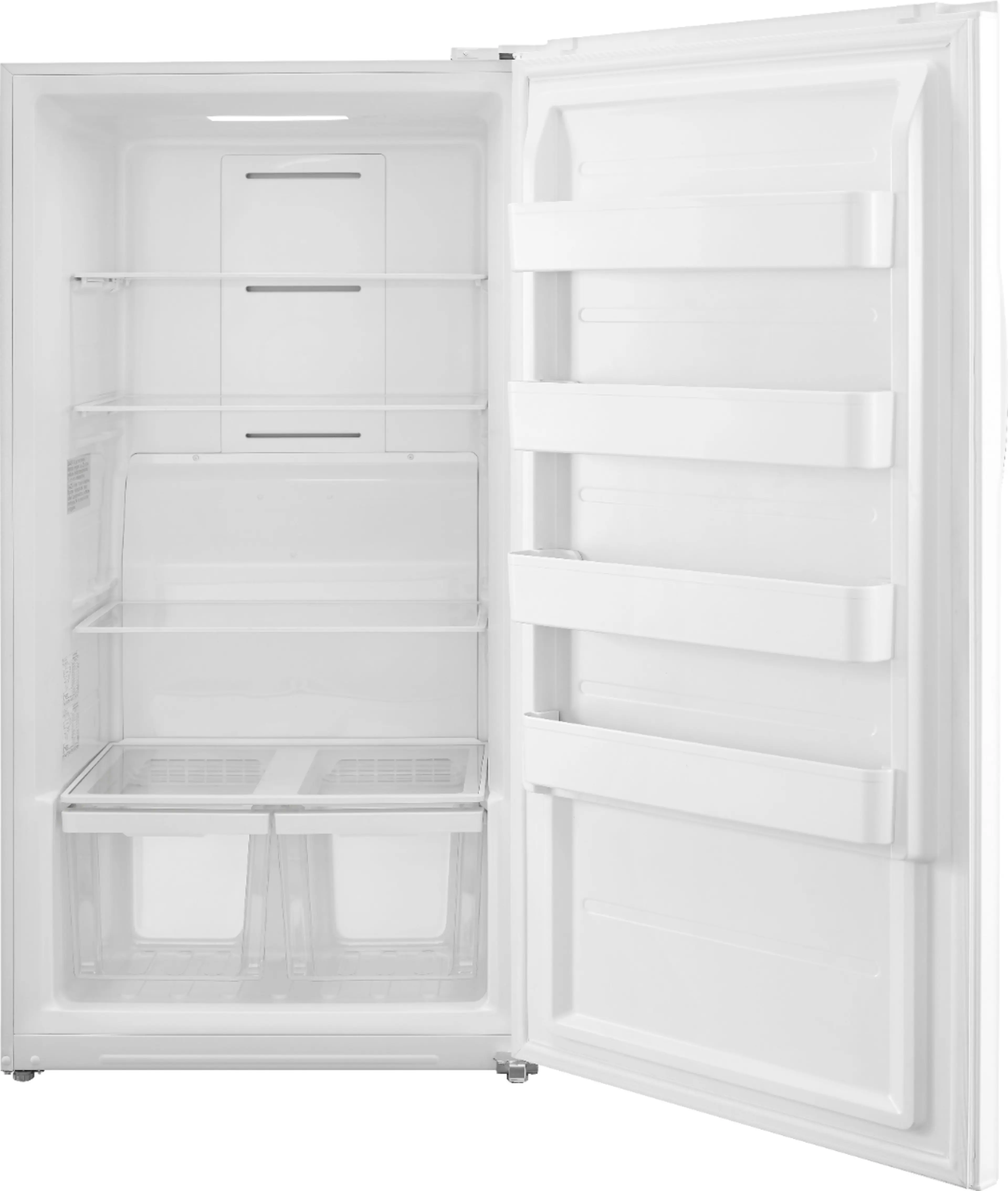 Alt View 3. Insignia™ - 17 Cu. Ft. Garage Ready Convertible Upright Freezer with ENERGY STAR Certification - White.