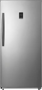 Insignia™ - 13.8 Cu. Ft. Upright Convertible Freezer/Refrigerator - Stainless steel - Front_Standard