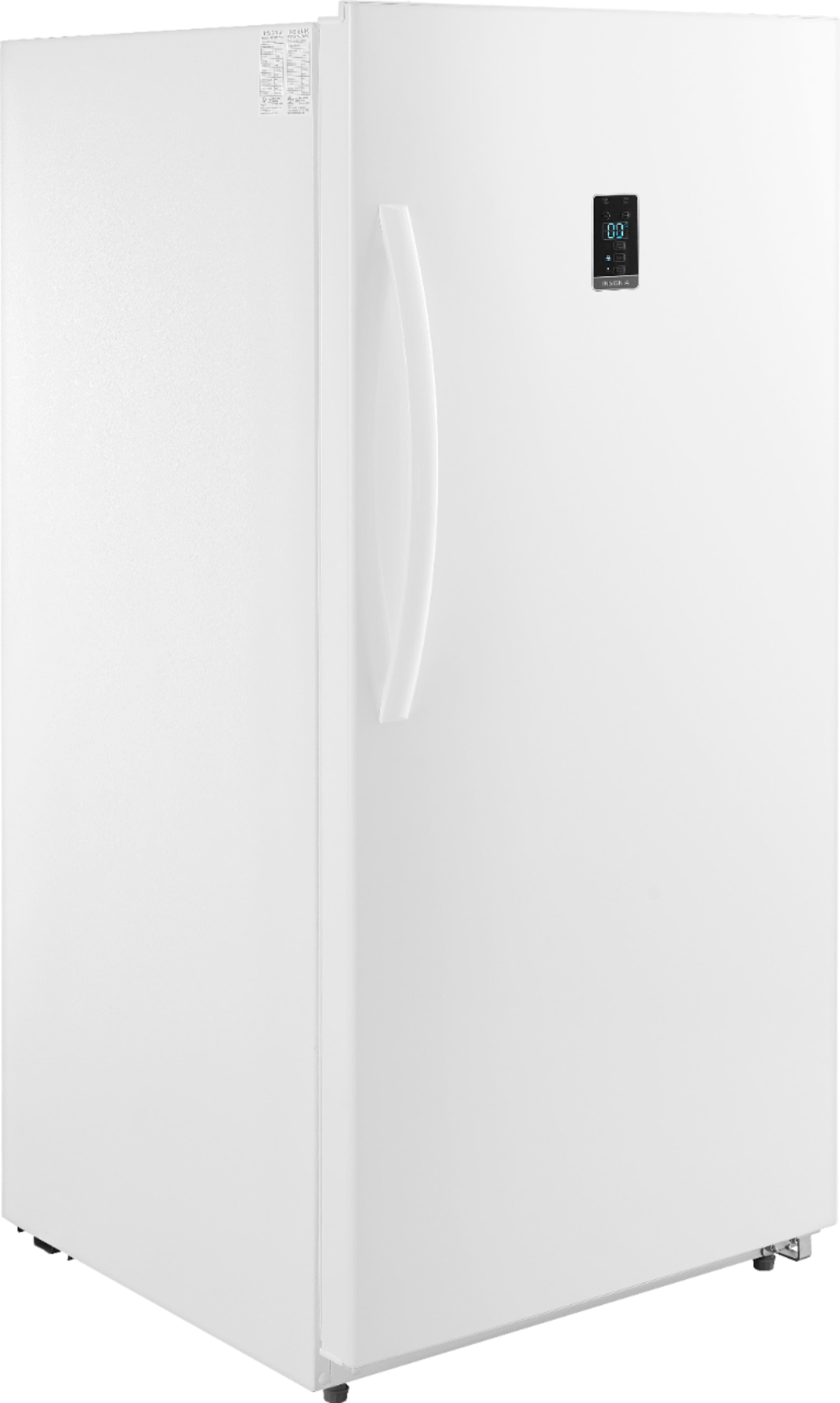 Alt View 12. Insignia™ - 13.8 Cu. Ft. Garage Ready Convertible Upright Freezer with ENERGY STAR Certification - White.