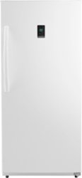 Insignia™ - 13.8 Cu. Ft. Garage Ready Convertible Upright Freezer - White - Front_Zoom
