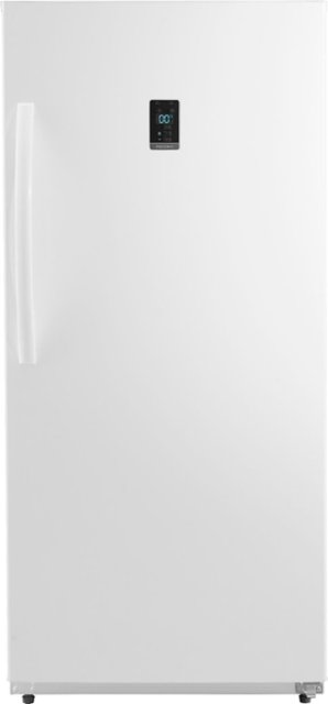 Front Zoom. Insignia™ - 13.8 Cu. Ft. Garage Ready Convertible Upright Freezer - White.