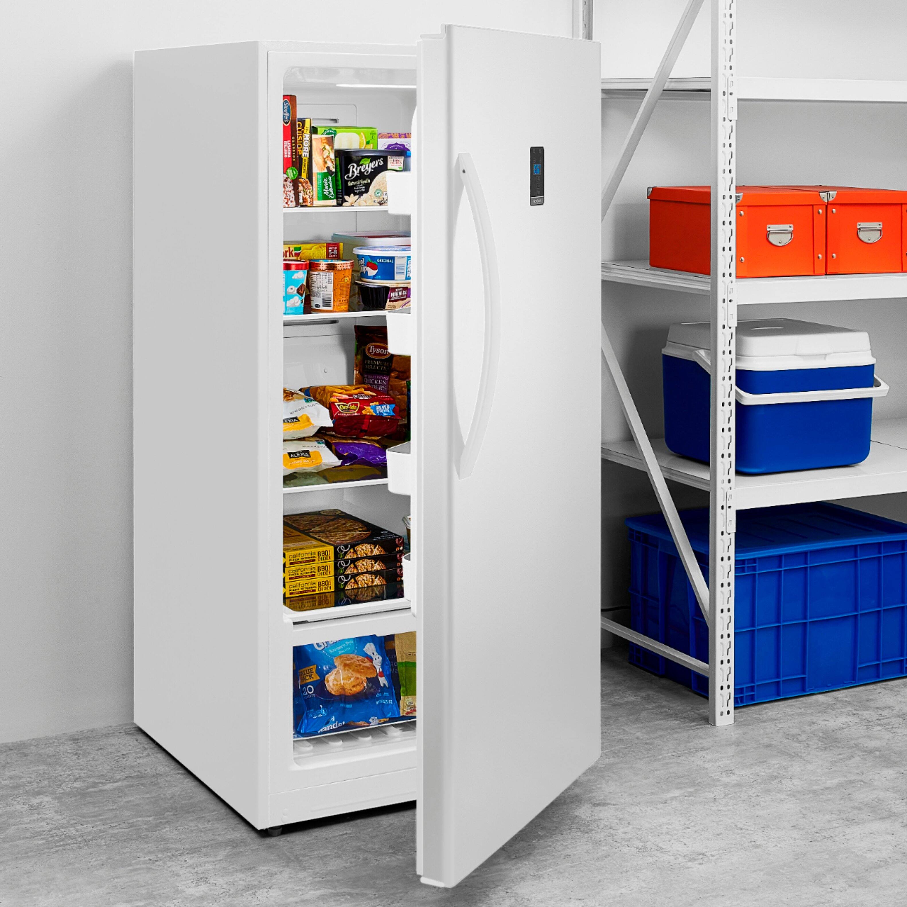 Alt View 11. Insignia™ - 13.8 Cu. Ft. Garage Ready Convertible Upright Freezer with ENERGY STAR Certification - White.
