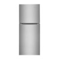 Front Zoom. Frigidaire - 10.1 Cu. Ft. Top-Freezer Refrigerator - Brushed Steel.