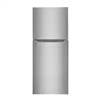 Frigidaire - 10.1 Cu. Ft. Garage Ready Top-Freezer Refrigerator - Fingerprint-Resistant Stainless Look - Front_Zoom