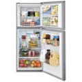 Alt View Zoom 11. Frigidaire - 10.1 Cu. Ft. Top-Freezer Refrigerator - Brushed Steel.
