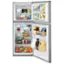 Alt View 11. Frigidaire - 10.1 Cu. Ft. Top-Freezer Refrigerator - Brushed Steel.