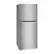 Left. Frigidaire - 10.1 Cu. Ft. Top-Freezer Refrigerator - Brushed Steel.