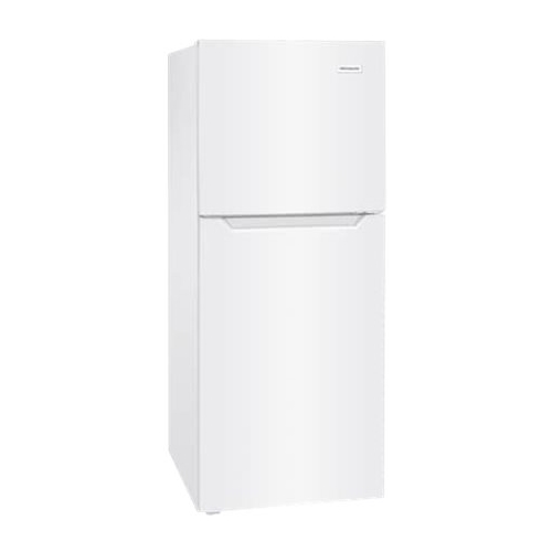 Left View: Frigidaire - 11.6 Cu. Ft. Top-Freezer Refrigerator - White