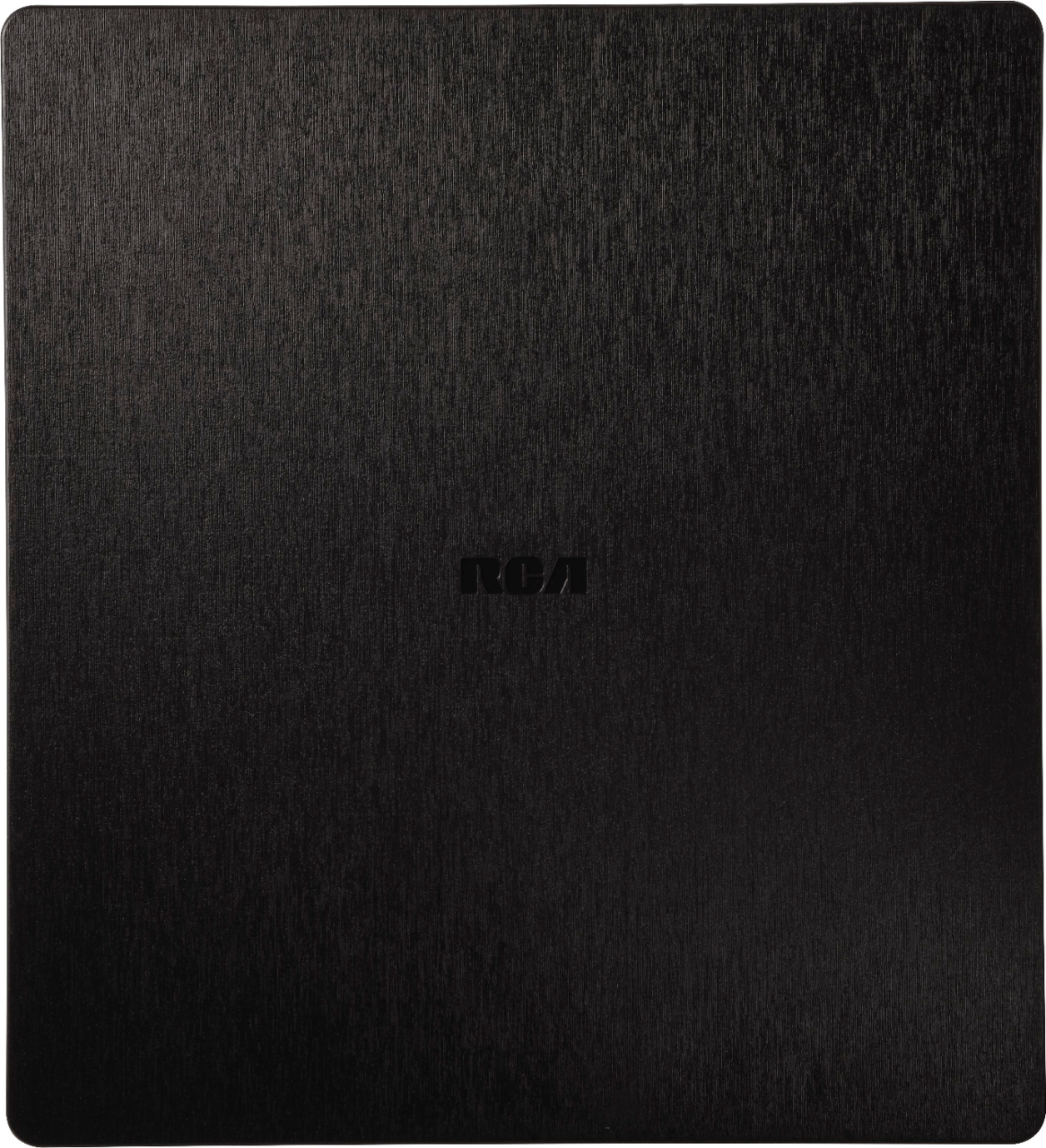 RCA - Indoor Flat Amplified HDTV Antenna - Black