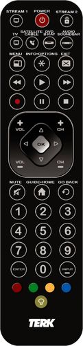 TERK - 6-Device Remote - Brushed Black was $29.99 now $19.99 (33.0% off)