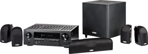 Rent to own Polk Audio - Blackstone TL1600 and Denon AVR-S540BT Home Theater Package 5.1-Ch. Home Theater Speaker System - Black