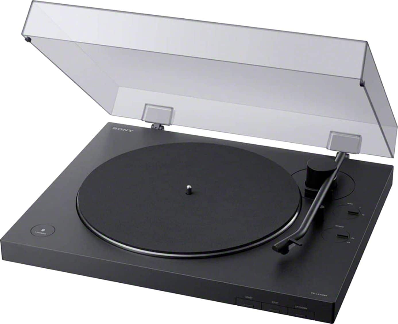 white bluetooth record player