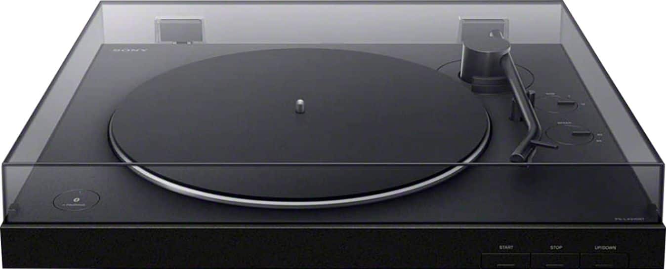Alt View 12. Sony - Bluetooth Stereo Turntable - Black.