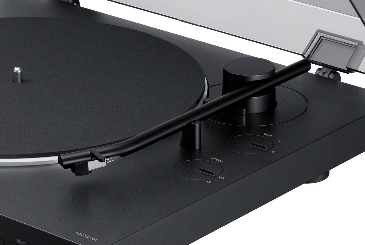 naaimachine Leesbaarheid Hangen Sony Bluetooth Stereo Turntable Black PSLX310BT - Best Buy