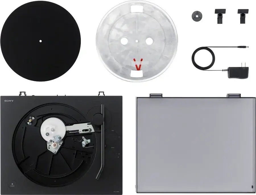 Alt View 16. Sony - Bluetooth Stereo Turntable - Black.