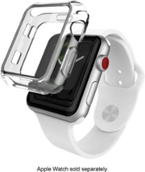 Raptic - Edge Bumper for Apple Watch™ 42mm - Clear - Angle_Zoom