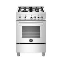 Bertazzoni - Professional Series 2.4 Cu. Ft. Freestanding Gas Convection Range - Stainless steel - Front_Zoom