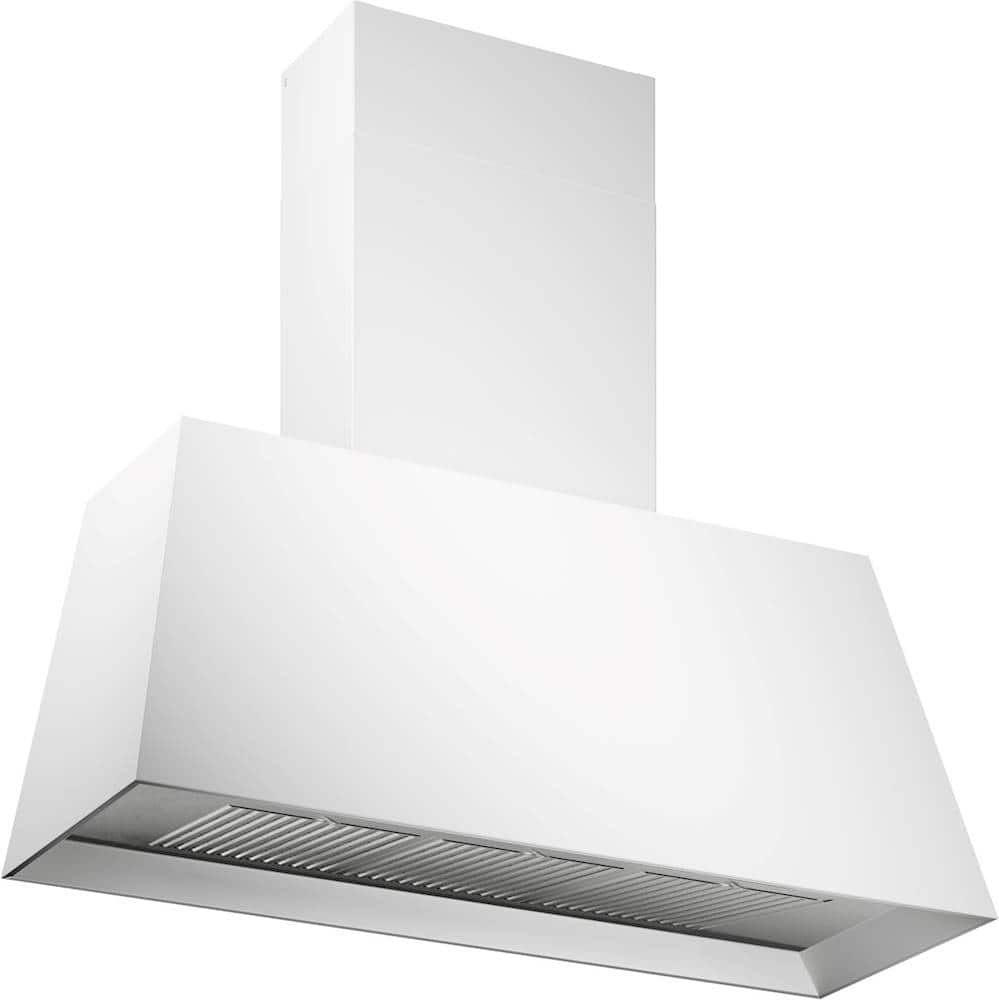 Bertazzoni - 36 inches - Externally Vented & Recirculating - Wall Range Hood - White - Front_Zoom