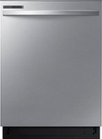 Samsung - 24" Top Control Built-In Dishwasher with Adjustable 3rd Rack, 55dBA - Stainless Steel - Front_Zoom