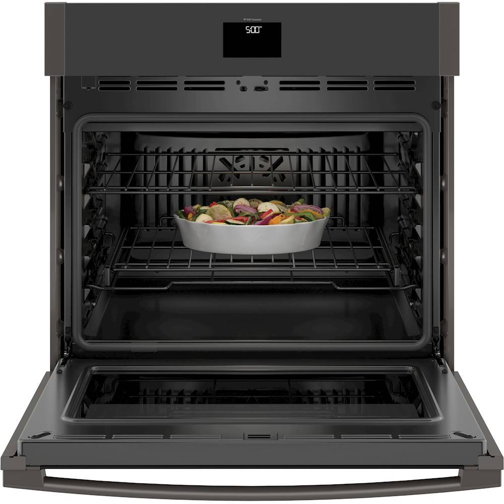 Best Buy GE 30" BuiltIn Single Electric Convection Wall Oven JTS5000BNTS