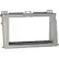 Angle. Metra - Dash Kit for Select 2003-2009 Lexus GX DIN DDIN - Gray.