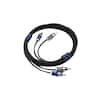 Alt View 11. KICKER - Q-Series Interconnects 3.3' Audio RCA Cable - Black.