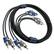 Angle. KICKER - Q-Series Interconnects 13' Audio RCA Cable - Black.