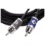 Alt View 13. KICKER - Q-Series Interconnects 13' Audio RCA Cable - Black/Blue.