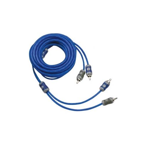 Alt View 11. KICKER - K-Series Interconnects 19.7' Audio RCA Cable - Blue.