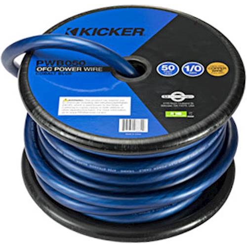 KICKER - 50' Power Cable - Blue was $549.99 now $412.49 (25.0% off)