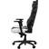 Angle. Arozzi - Vernazza Premium PU Leather Ergonomic Gaming Chair - Black - White Accents.