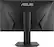 Back. ASUS - 27" IPS LCD FHD FreeSync Gaming Monitor (DisplayPort, DVI, HDMI) - Black.