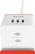Front. RapidX - MyDesktop 2-Outlet/3-USB Surge Protector with Wireless Charging - Tangerine.
