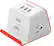 Alt View 12. RapidX - MyDesktop 2-Outlet/3-USB Surge Protector with Wireless Charging - Tangerine.