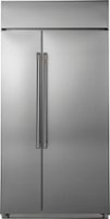 Café - 29.6 Cu. Ft. Side-by-Side Built-In Refrigerator - Stainless steel - Front_Zoom