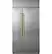 Alt View 37. Café - 29.6 Cu. Ft. Side-by-Side Built-In Refrigerator - Stainless Steel.
