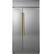 Alt View 37. Café - 25.2 Cu. Ft. Side-by-Side Built-In Refrigerator - Stainless Steel.