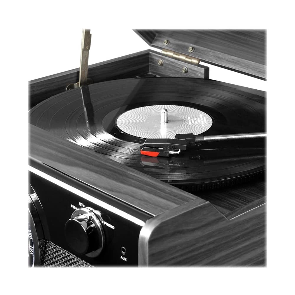 Alt View 11. Victrola - Bluetooth Stereo Audio System - Gray.