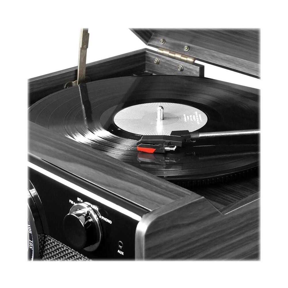 Alt View 11. Victrola - Bluetooth Stereo Audio System - Gray.