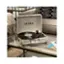 Left. Victrola - Bluetooth Stereo Turntable - Light Beige.