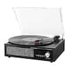 Front. Victrola - Bluetooth Stereo Audio System - Black.