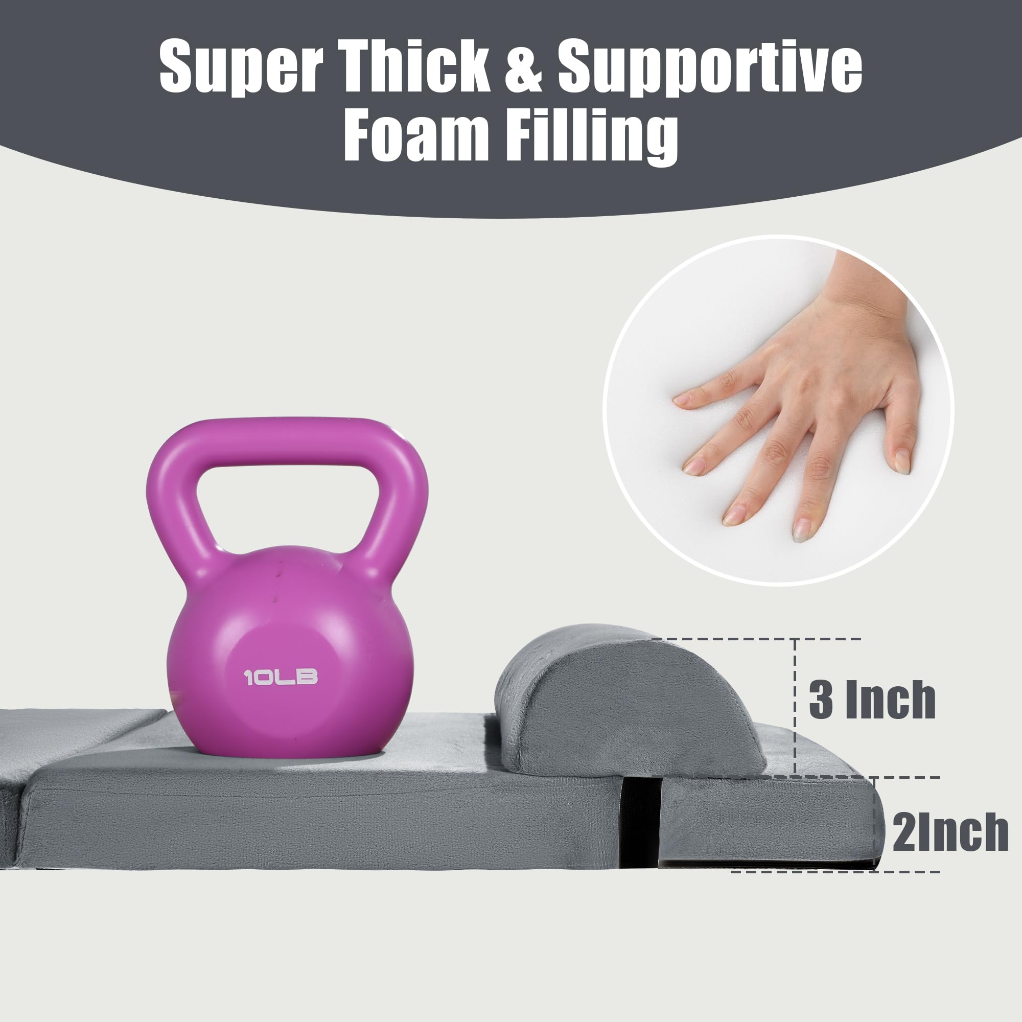 Super Thick & Supportive Foam Filling

10LB

3 Inch

2 Inch
