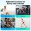 Tailored Functions for Every User's Needs:

1. Bathroom Scale
2. Gym Use
3. Unlimited Users
4. Athlete Mode