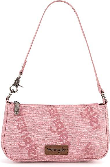 Vulpecula Spade - Shoulder Bag for Women 90s Retro Top-Handle Hobo Handbag - Deep Hot Pink