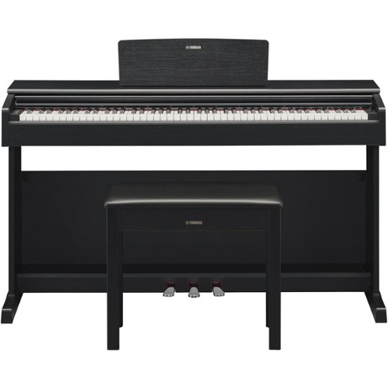 Yamaha - ARIUS Full-Size Keyboard with 88 Keys - Black