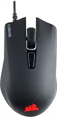 Front. CORSAIR - HARPOON RGB PRO FPS/MOBA Wired Optical Gaming Mouse - Black.