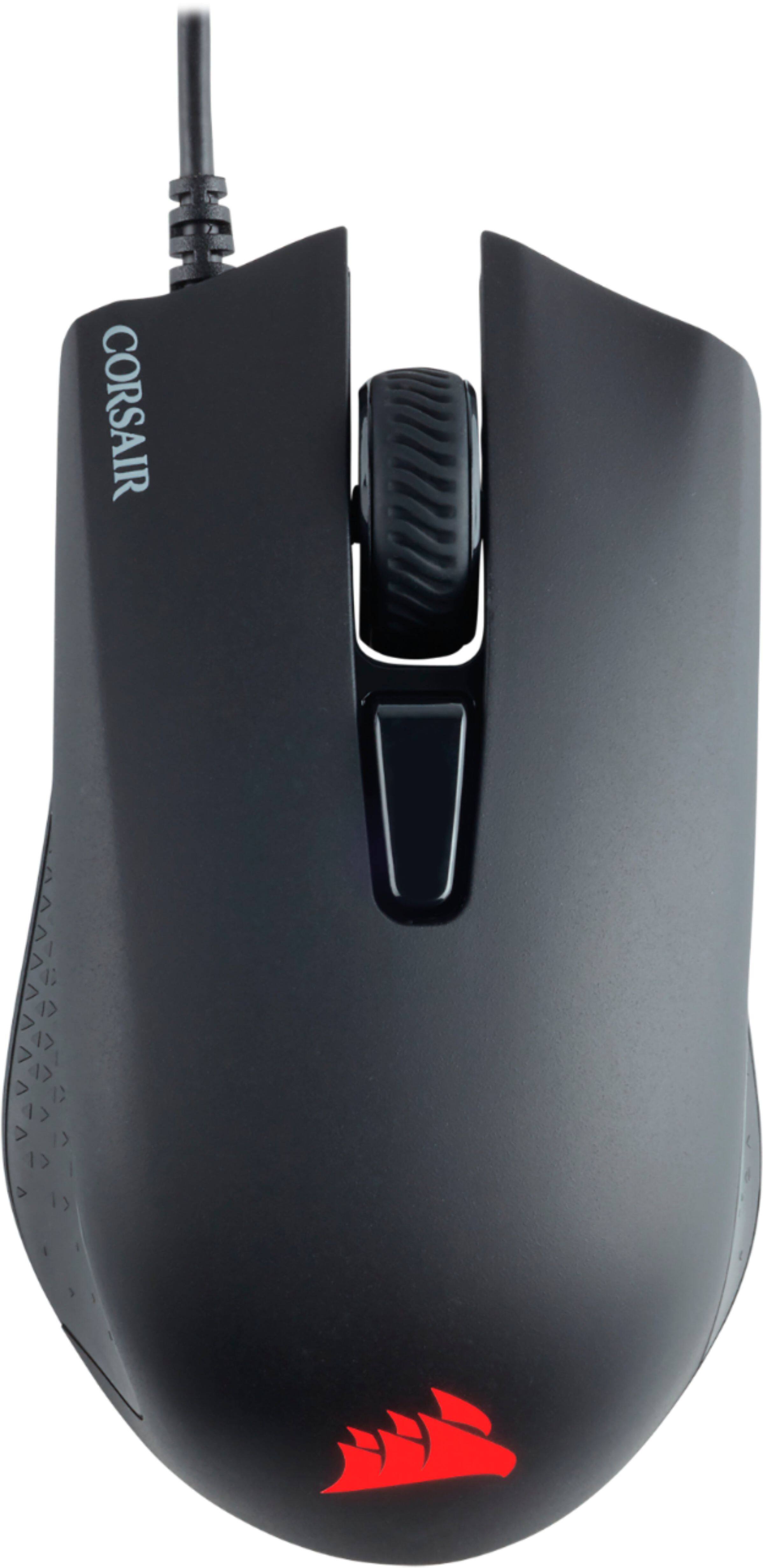 Front. CORSAIR - HARPOON RGB PRO FPS/MOBA Wired Optical Gaming Mouse - Black.