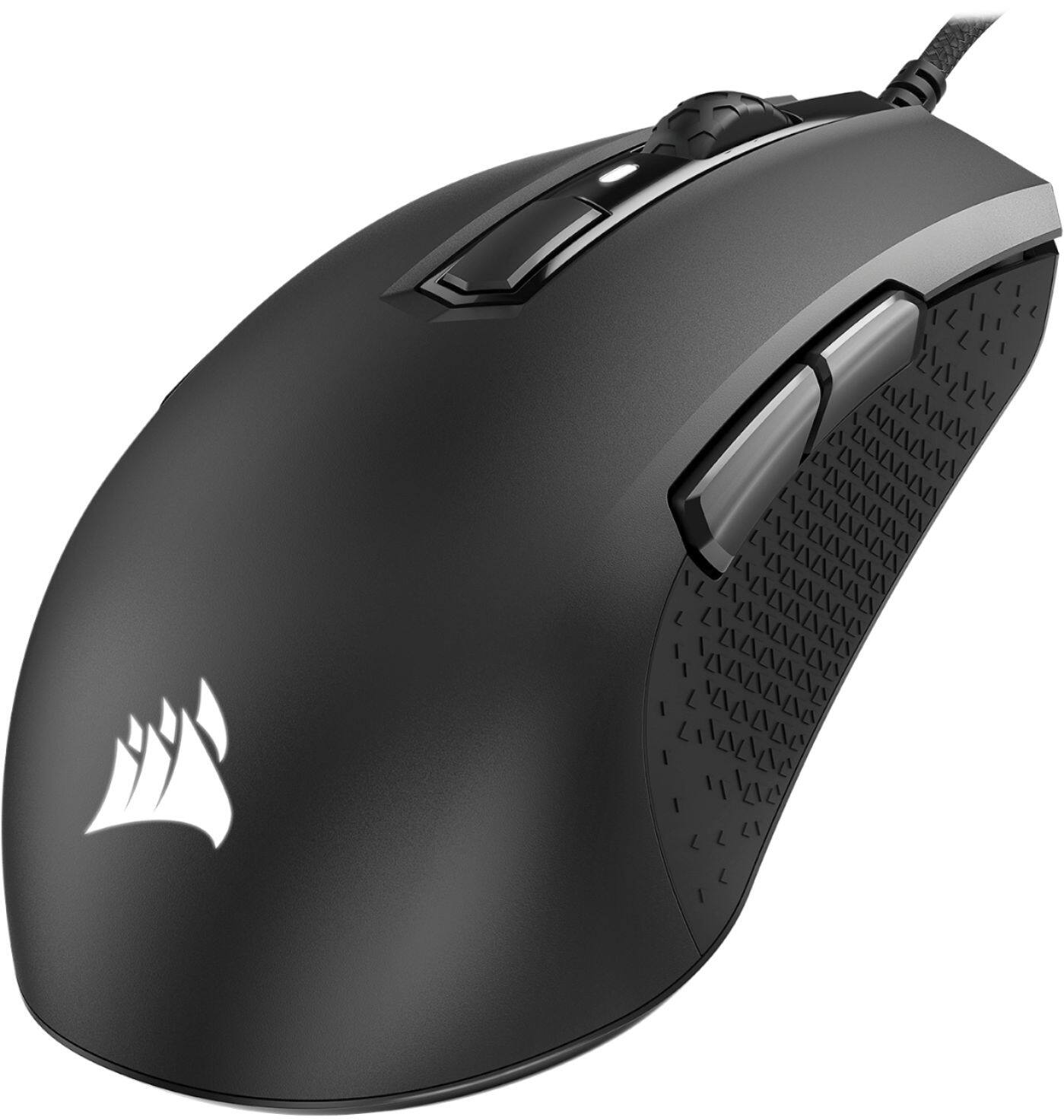 Alt View 12. CORSAIR - M55 RGB PRO Wired Optical Gaming Mouse - Black.