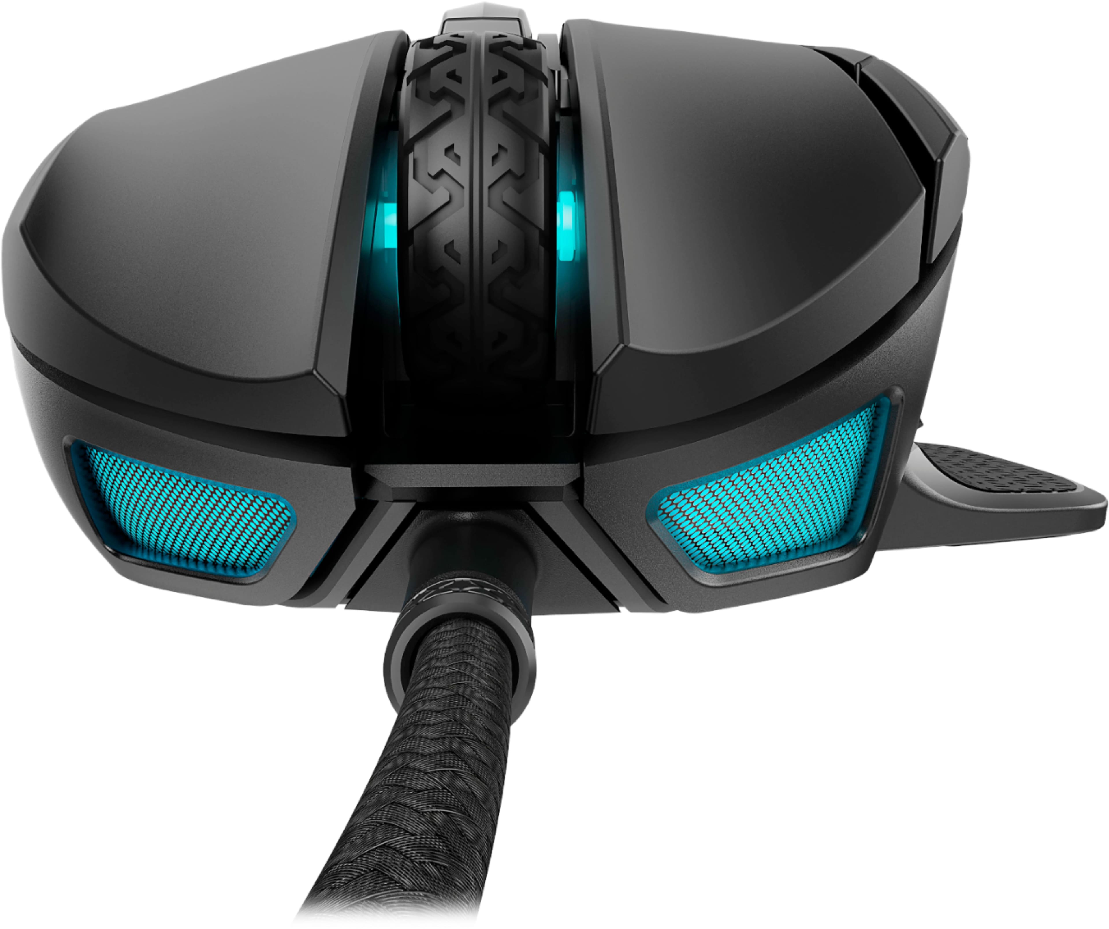 Alt View 16. CORSAIR - Nightsword RGB Tunable FPS/MOBA Wired Optical Gaming Mouse with Adjustable Weights - Black.